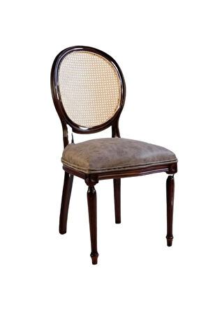 Madalyon Hazeranlı Ahşap Sandalye