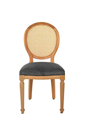 Madalyon Hazeranlı Ahşap Sandalye