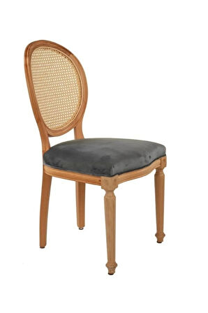 Madalyon Hazeranlı Ahşap Sandalye