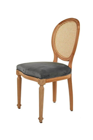 Madalyon Hazeranlı Ahşap Sandalye