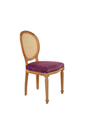 Madalyon Hazeranlı Ahşap Sandalye