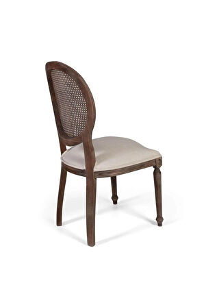 Madalyon Hazeranlı Ahşap Klasik Sandalye