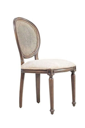 Madalyon Hazeranlı Ahşap Klasik Sandalye