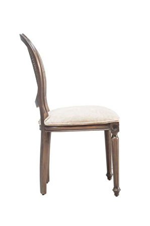 Madalyon Hazeranlı Ahşap Klasik Sandalye