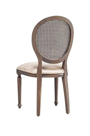 Madalyon Hazeranlı Ahşap Klasik Sandalye