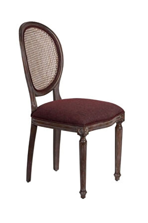 Madalyon Hazeranlı Ahşap Klasik Sandalye