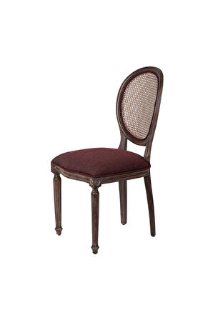 Madalyon Hazeranlı Ahşap Klasik Sandalye