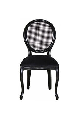 Madalyon Hasırlı Ahşap Sandalye