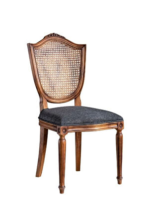 Kupa Torna Oymalı Ahşap Sandalye