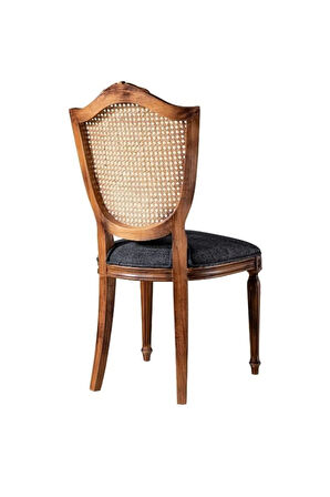 Kupa Torna Oymalı Ahşap Sandalye