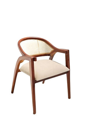 Eliza Hazeranlı Ahşap Bohem Sandalye