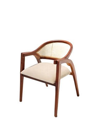 Eliza Hazeranlı Ahşap Bohem Sandalye