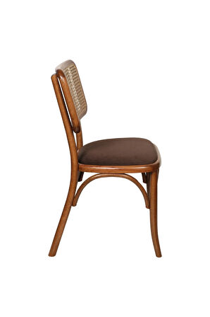 Sofa Hazeranlı Ahşap İskandinav Sandalye