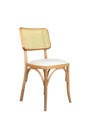 Sofa Hazeranlı Ahşap İskandinav Sandalye