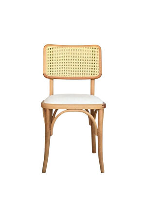 Sofa Hazeranlı Ahşap İskandinav Sandalye