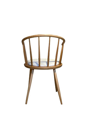 Bamboo Natural Ahşap Mutfak Sandalyesi