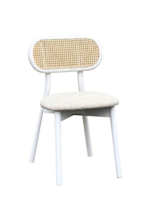 Orpheus Bambu Hasırlı Ahşap Sandalye