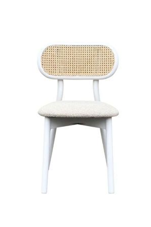 Orpheus Bambu Hasırlı Ahşap Sandalye