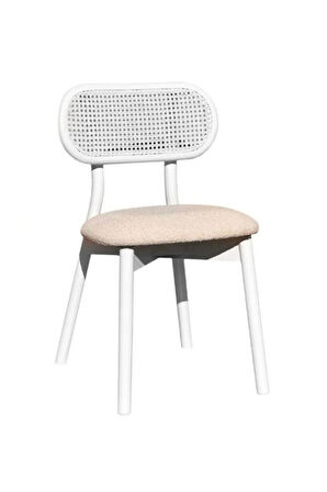 Orpheus Bambu Hasırlı Ahşap Sandalye