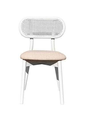 Orpheus Bambu Hasırlı Ahşap Sandalye