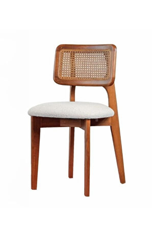 Zeus Hazeranlı Ahşap Bohem Sandalye