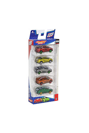 TOY-26 Toysan, Speed Racer 5'Li Metal Araba Seti