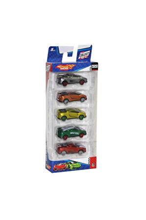 TOY-26 Toysan, Speed Racer 5'Li Metal Araba Seti