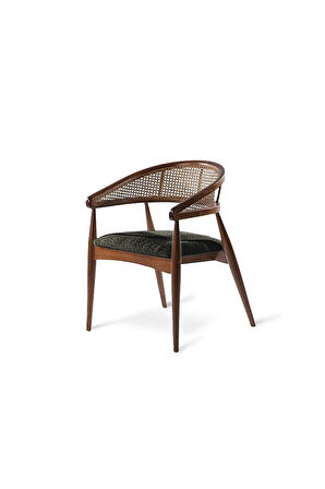 Gazel Hazeranlı Ahşap Bohem Sandalye