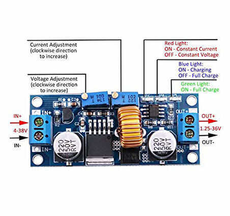 Xl4015 5A Dc-Dc Gerilim Azaltıcı