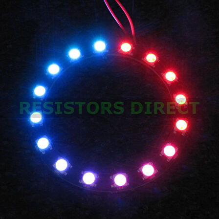 Cjmcu 16 Led'Li Ws2812 5050 Rgb Led Modülü