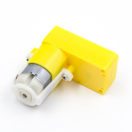 Robot Smart Car L Şekilli Tek Şaftlı 3-6V DC Motor