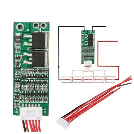 5S 15A Bms Batarya Koruma Kartı