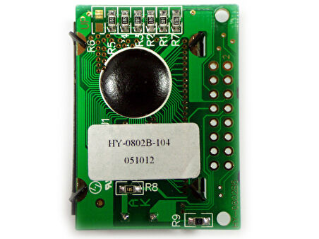 2X8 Lcd Ekran Hy-0802B-104-R