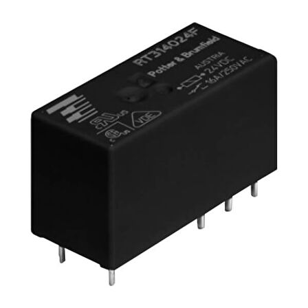 16A 12Vdc - Röle Rt314012F Spdt Tht