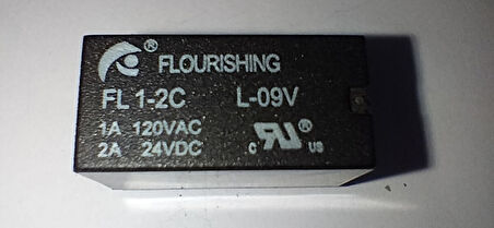 9V 2A Çift Kontak Telekom Röle Fl1-2C-L-09V Flourıshıng