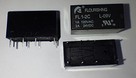 9V 2A Çift Kontak Telekom Röle Fl1-2C-L-09V Flourıshıng
