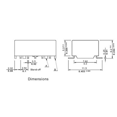 6V Röle Minyatür Röle V23106-M2002-B201