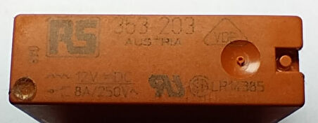 12V 8A Tek Kontak Röle Lr14385