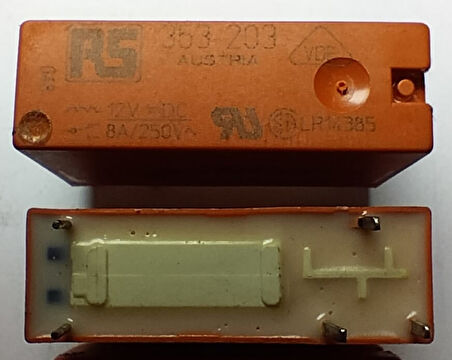 12V 8A Tek Kontak Röle Lr14385
