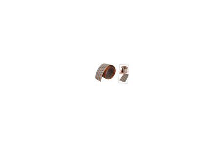 40 Pinli Awg24 2.54mm Renkli Flex Şerit Kablo 1mt