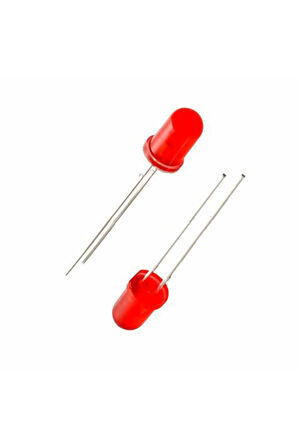 5 mm Kırmızı Led Paketi - 10 Adet