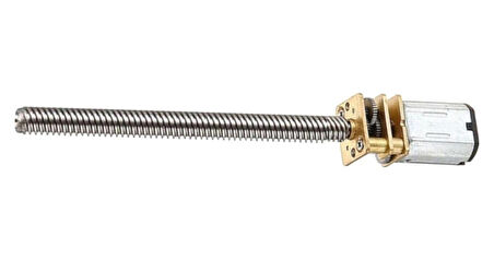 N20 6v Dc 500 Rpm M3x55 mm Mikro Metal Redüktörlü Uzun Şaftlı Motor