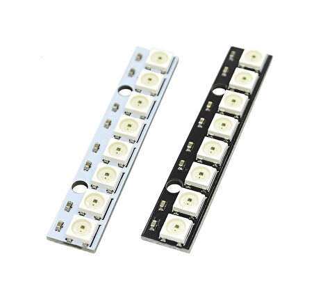 8 Bit NeoPixel WS2812B 5050 Rgb Led Modül  8’li 5050 Adreslenebil