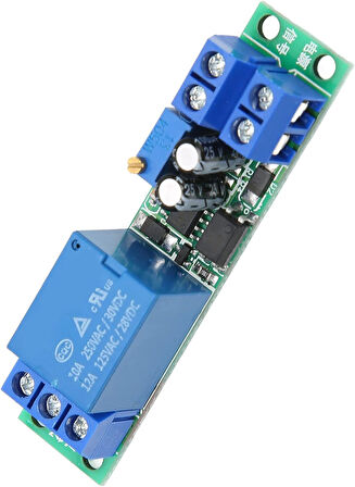 12v Ayarlanabilir Gecikme Zamanlayıcılı Röle Modülü