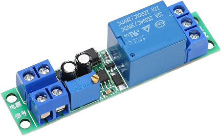 12v Ayarlanabilir Gecikme Zamanlayıcılı Röle Modülü