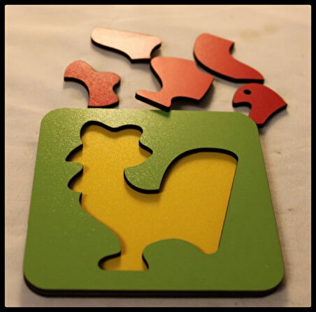 Ahşap Montesorri Puzzle