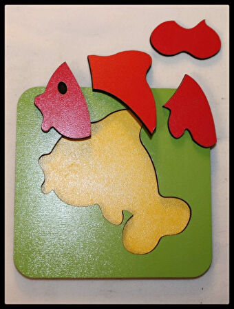 Ahşap Montesorri Puzzle