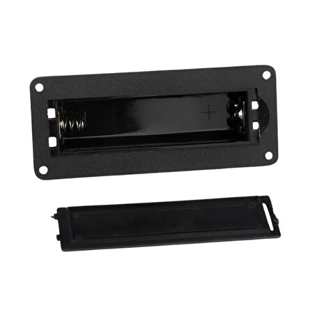 18650 Tekli Pano Tipi Kapaklı Pil Yuvası