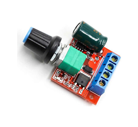 5A 35V Mini Dc Motor Pwm Potlu Hız Kontrol Devresi 90 Watt