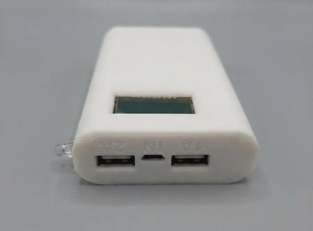 Gözeler Powerbank Yapım Seti - Çift USB Çıkışlı Şarj Modülü ve 3D Yazıcı Baskı Kasa (Pilsiz)